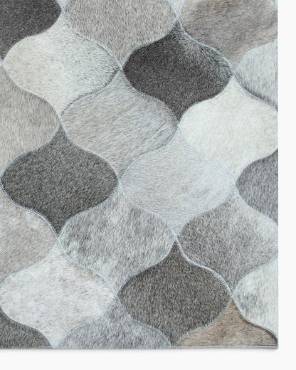 Trellis Hair on Hide Rug