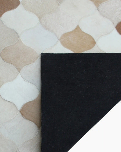 Trellis Hair on Hide Rug