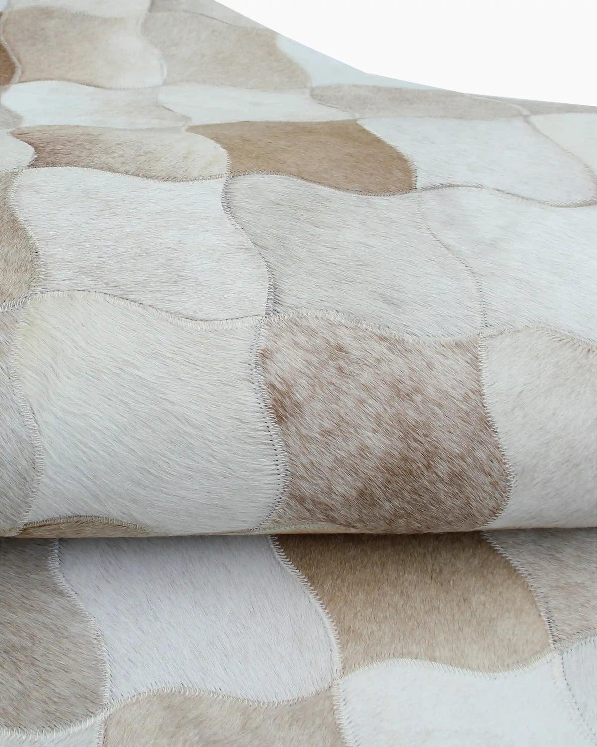 Trellis Hair on Hide Rug