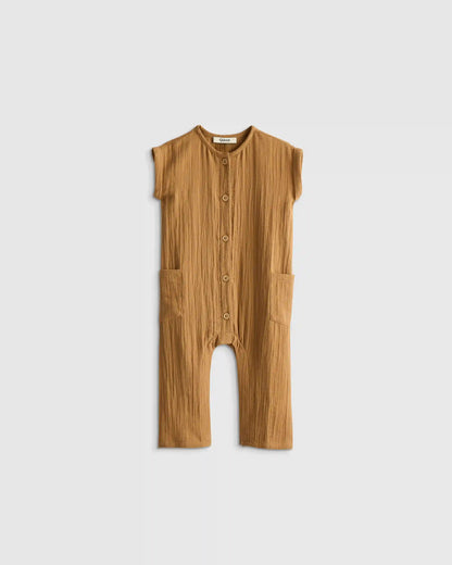 100% Organic Cotton Gauze Romper
