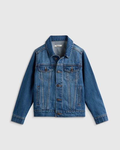 Boys 100% Organic Cotton Denim Jacket