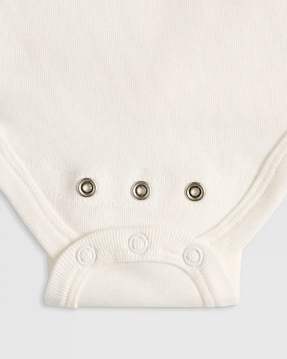100% Organic Cotton Long Sleeve Kimono Bodysuit