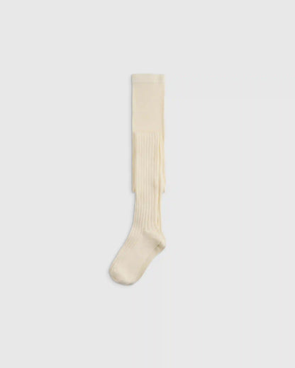 Organic Cotton Rib Tights (2-pack)