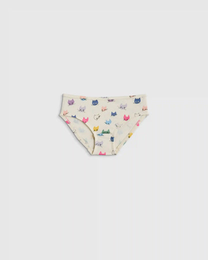 Girls 100% Organic Cotton Hipster 7-pack