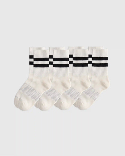 Everyday Cotton Varsity Stripes Half-Crew Sock (4-Pack)
