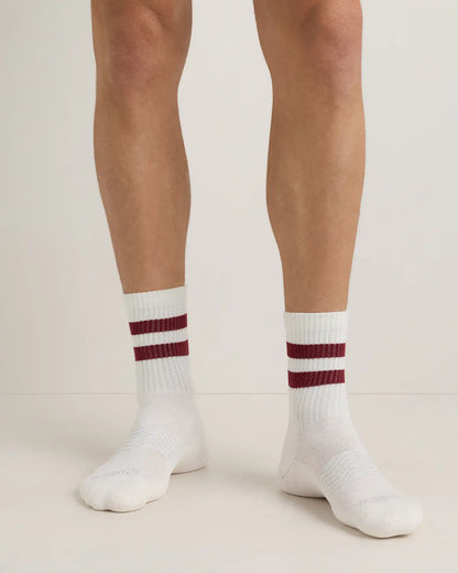 Everyday Cotton Varsity Stripes Half-Crew Sock (4-Pack)