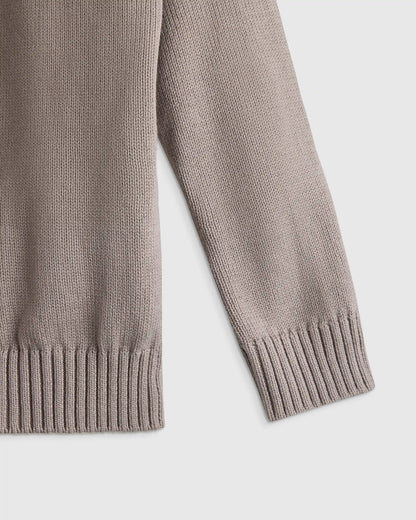 Boys 100% Organic Cotton Quarter-Zip Sweater