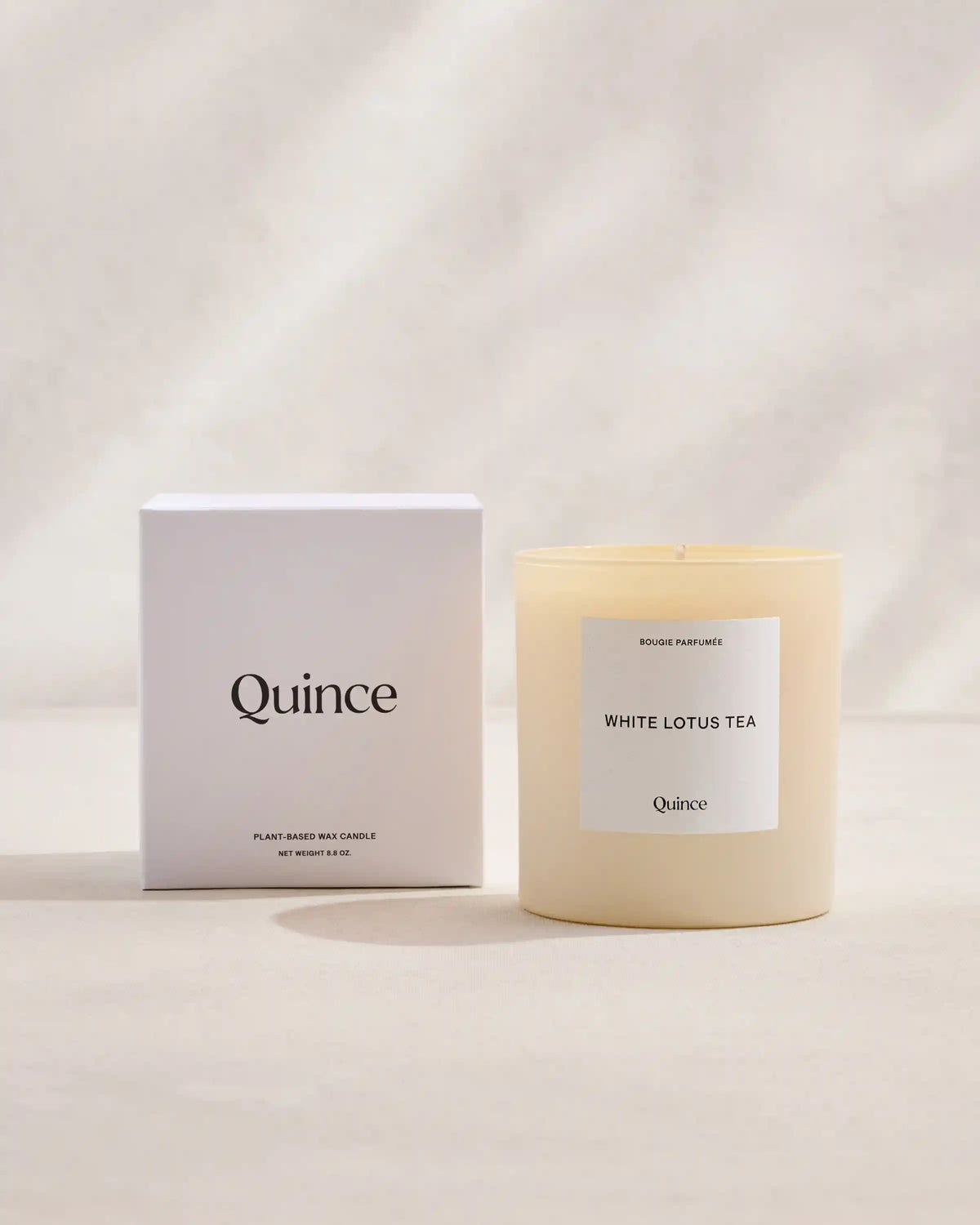 White Lotus Tea Candle