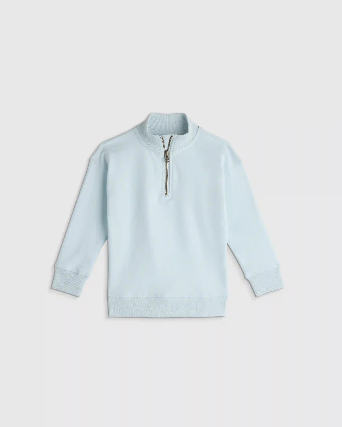Organic Cotton French Terry Quarter-Zip