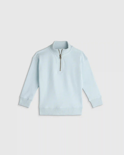 Organic Cotton French Terry Quarter-Zip