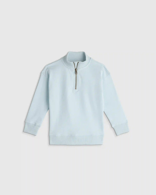 Organic Cotton French Terry Quarter-Zip