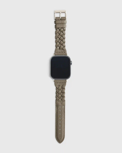 Braided Leather Smartwatch Band