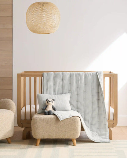 Organic Cotton Gauze Toddler Quilt & Sham Set