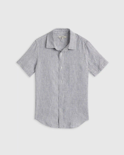 100% European Linen Short Sleeve Shirt