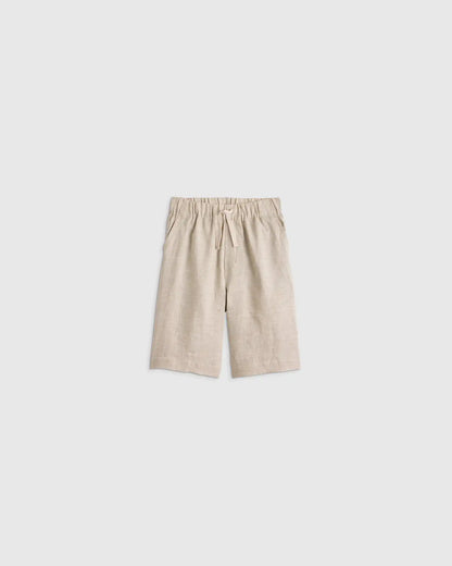 100% European Linen Pull-On Shorts