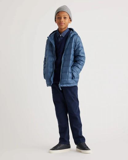 Lightweight Down Hooded Puffer Jacket