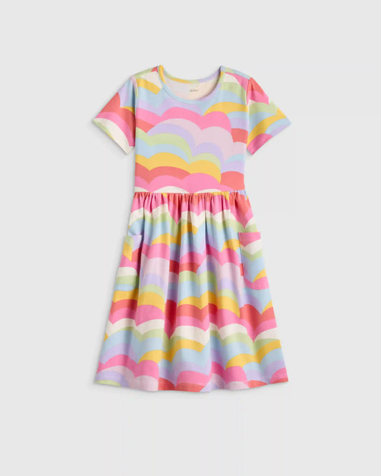 Organic Cotton Fit and Flare Pocket Dress