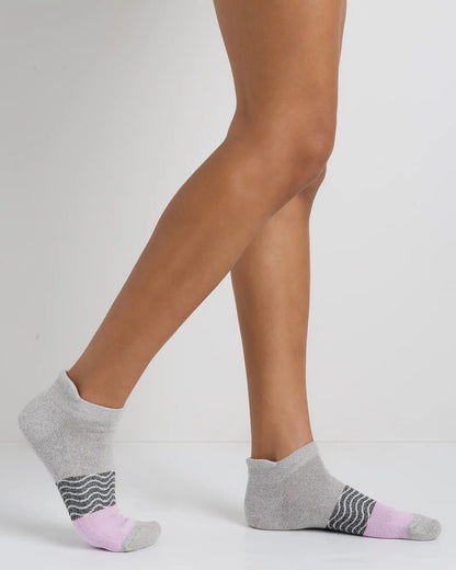Everyday Cotton Tri-Block Marl Ankle Socks (4-pack)