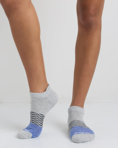 Everyday Cotton Tri-Block Marl Ankle Socks (4-pack)