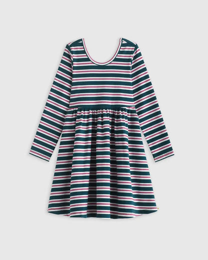 Organic Cotton Long Sleeve Skater Dress