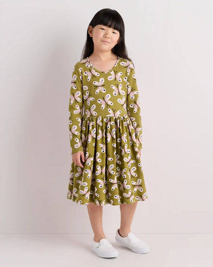 Organic Cotton Long Sleeve Skater Dress