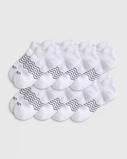 Kids Organic Cotton Ankle Socks 8-Pack