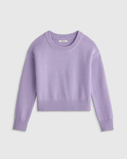 100% Organic Cotton Crewneck Sweater