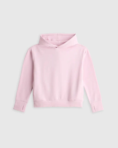 Girls SuperSoft Fleece Crop Pullover Hoodie