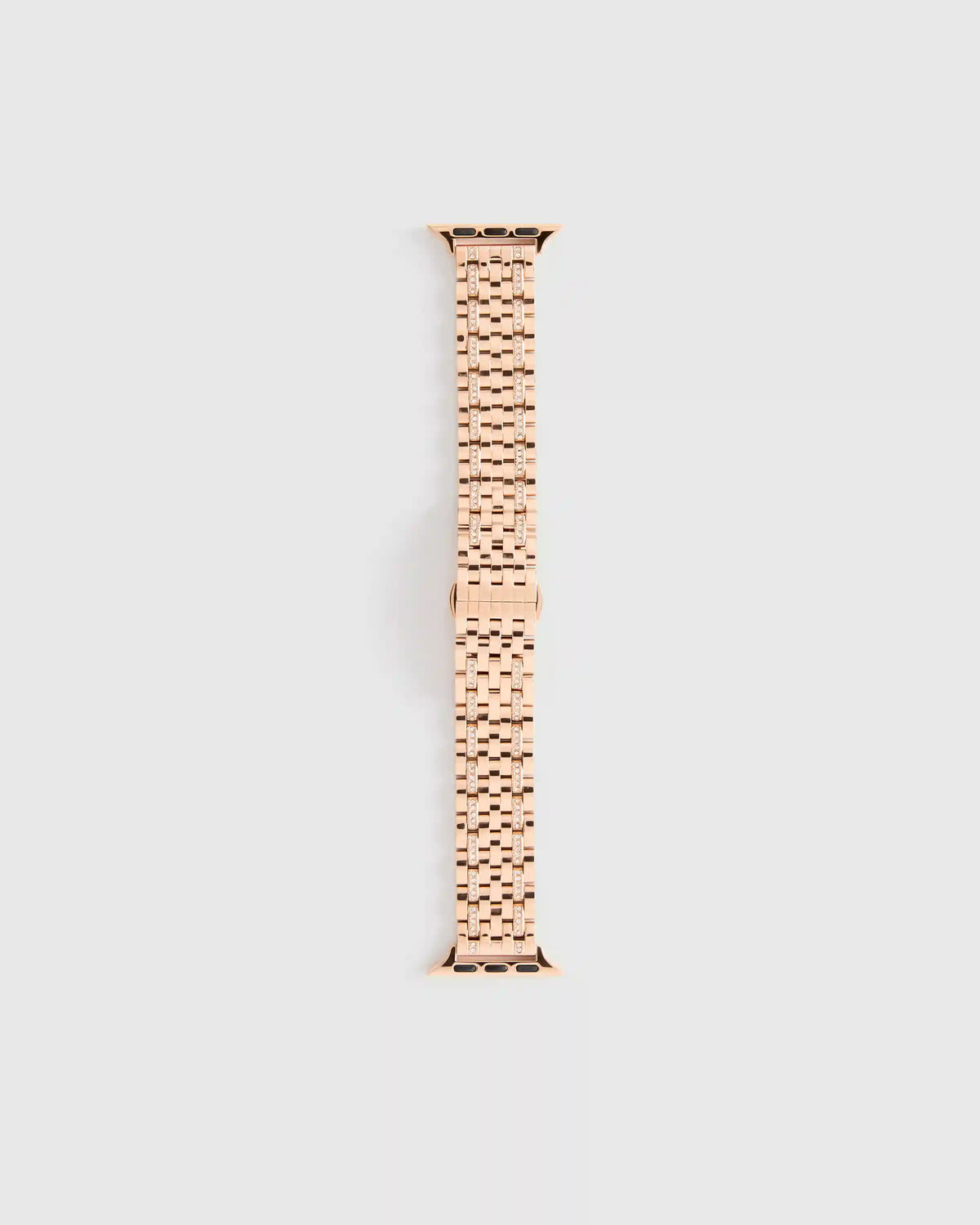 Stainless Steel & Pave Bracelet Smartwatch Band