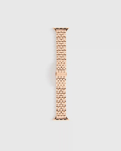 Stainless Steel & Pave Bracelet Smartwatch Band