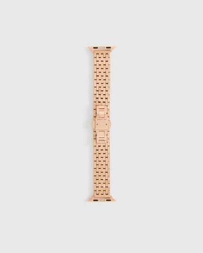 Stainless Steel & Pave Bracelet Smartwatch Band