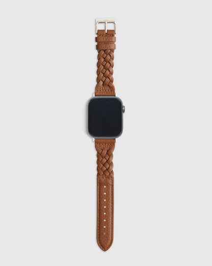 Braided Leather Smartwatch Band