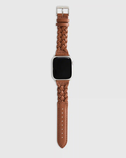 Braided Leather Smartwatch Band