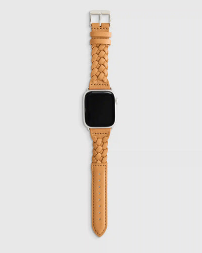 Braided Leather Smartwatch Band