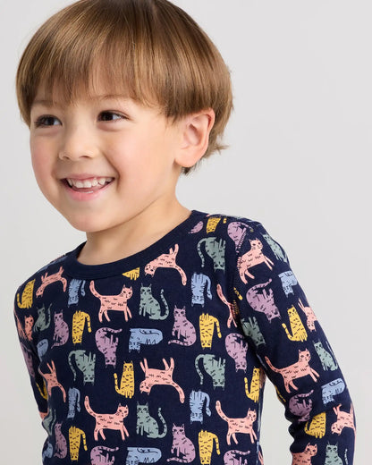 100% Organic Cotton Long Sleeve and Pant Pajama Set