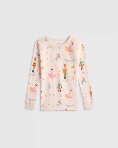 100% Organic Cotton Long Sleeve and Pant Pajama Set