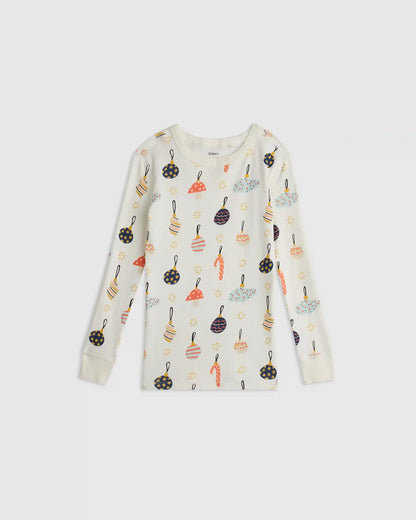 100% Organic Cotton Long Sleeve and Pant Pajama Set