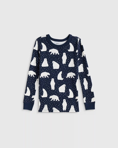 100% Organic Cotton Long Sleeve and Pant Pajama Set