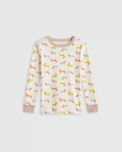 100% Organic Cotton Long Sleeve and Pant Pajama Set
