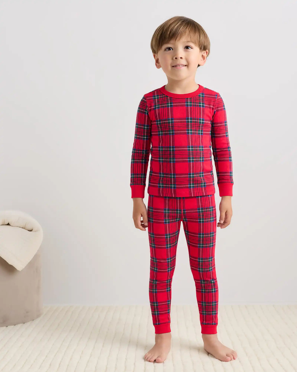 100% Organic Cotton Long Sleeve and Pant Pajama Set