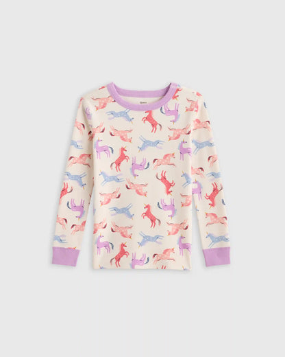 100% Organic Cotton Long Sleeve and Pant Pajama Set