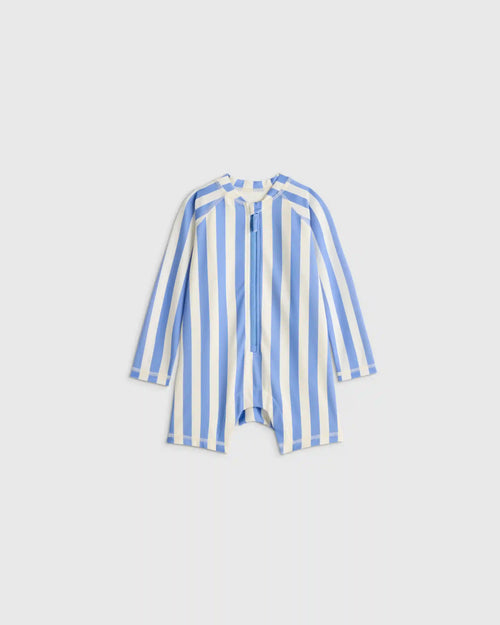 Long Sleeve Zip-Up Rash Guard One-Piece