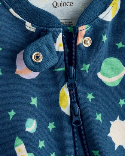 100% Organic Cotton One Piece Pajama