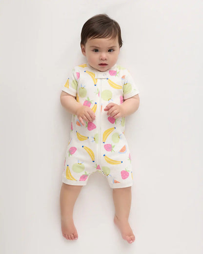 100% Organic Cotton Shortie Onesie Pajama