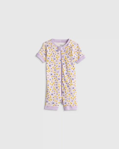 100% Organic Cotton Shortie Onesie Pajama