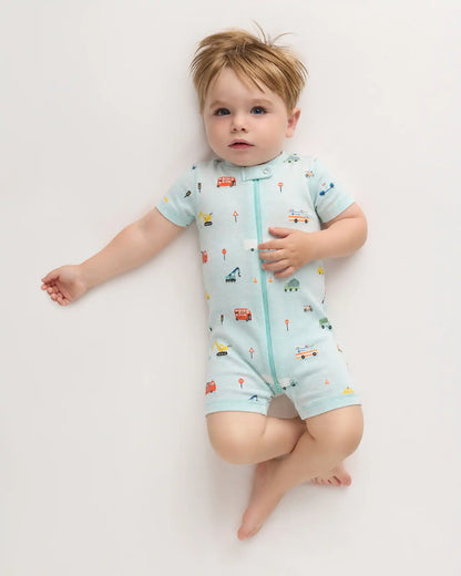 100% Organic Cotton Shortie Onesie Pajama
