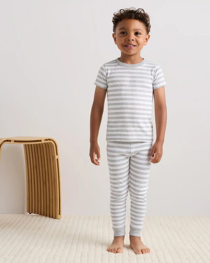 100% Organic Cotton Short Sleeve and Pant Pajama Set