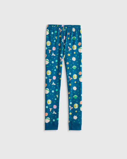 100% Organic Cotton Short Sleeve and Pant Pajama Set