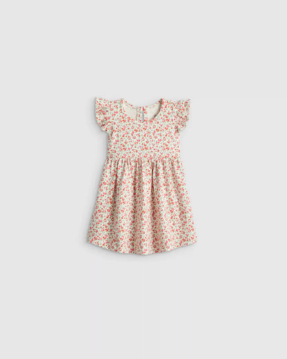Organic Cotton Sleeveless Ruffle Dress