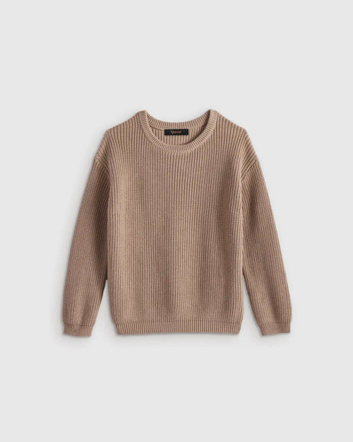100% Organic Cotton Fisherman Tunic Sweater